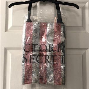 New Victoria Secret bag, pink and silver sequins